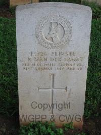 Dar Es Salaam War Cemetery - Van Der Sandt, J R